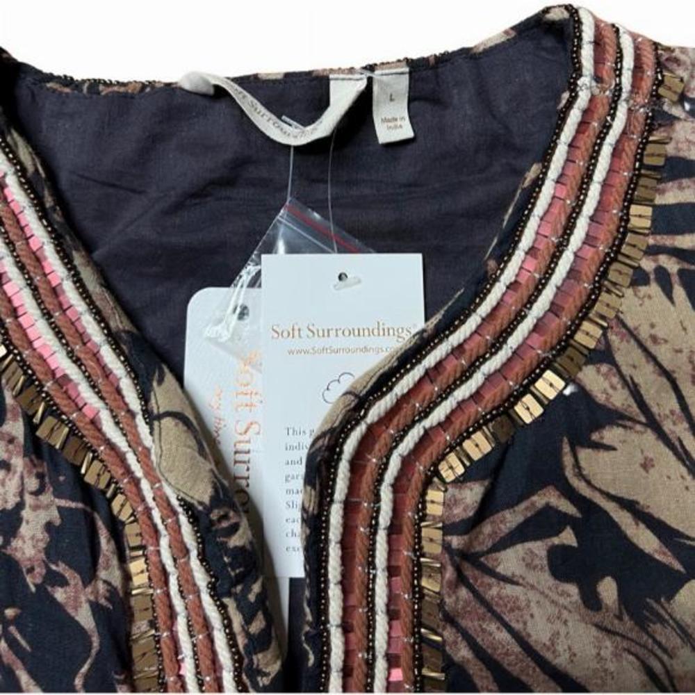 NWT Soft Surroundings Tresor Topper Jacket Size L - Picture 5 of 5